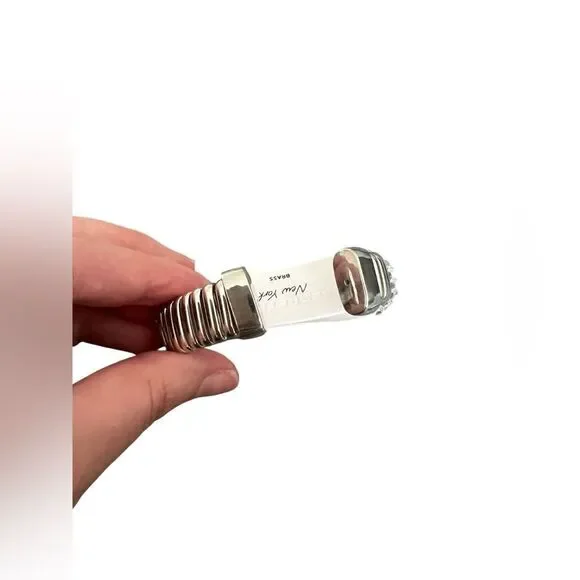 Brass Silver Cuff Bracelet - Picture 4 of 6